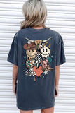 Wild Disco Cowboy Charcoal Graphic Tee