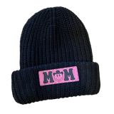 M🤠M Leather Patch Beanie