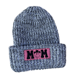M🤠M Leather Patch Beanie