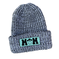 M🤠M Leather Patch Beanie