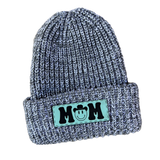 M🤠M Leather Patch Beanie