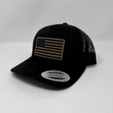 Black American Flag Hat