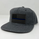 Gray American Flag Hat