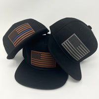 Black American Flag Hat