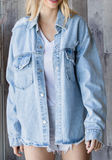 Distressed Denim Jacket