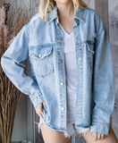 Distressed Denim Jacket