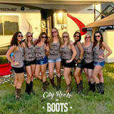 Life is Better in Boots Women's Racerback Tank
