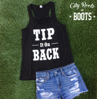 Tip It On Back Women's Tank