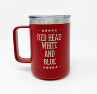 Blonde, Brunette, & Red Head Insulated Coffee Mug