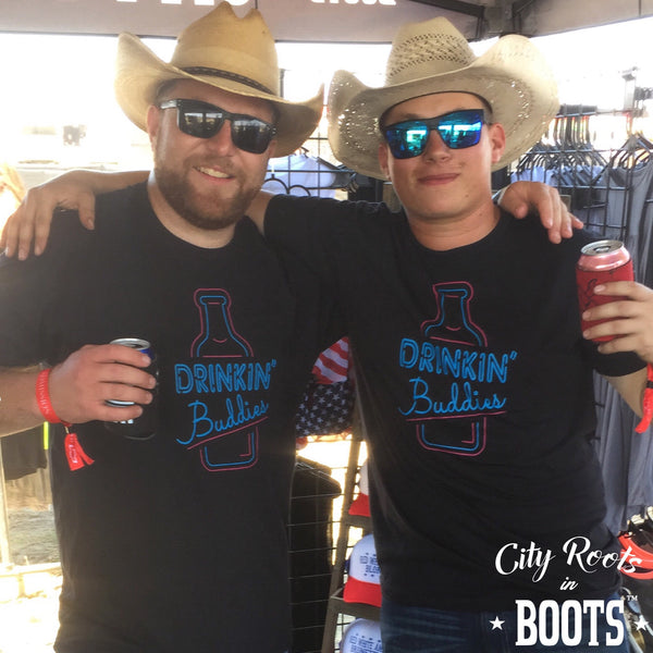 Drinkin' Buddies Black Tee