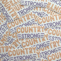 Country Strong Neon Sticker