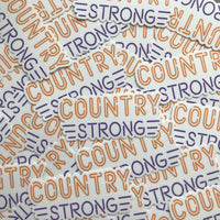 Country Strong Neon Sticker