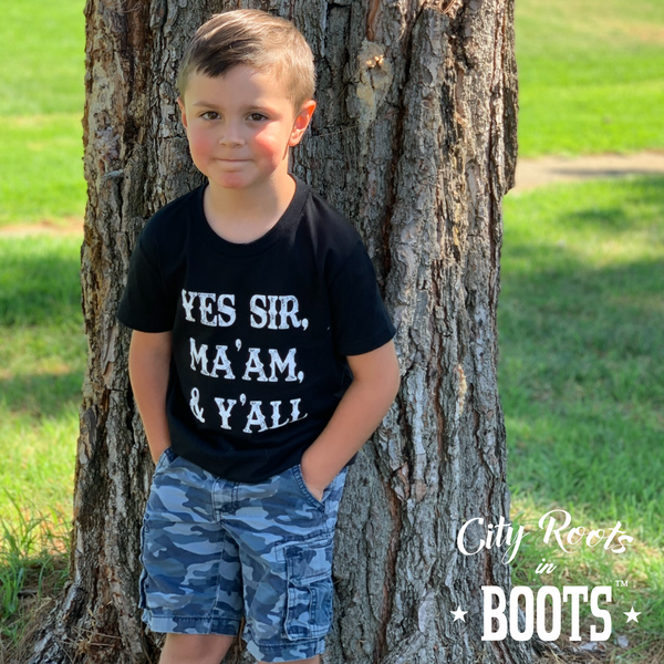 Yes Sir Ma'am & Y'all Toddler/Youth Tee