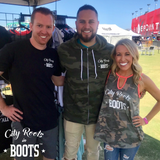 City Roots in Boots Camo Neon Key Hole Tank