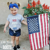 Red White and Cute Toddler/Youth Tee