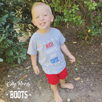 Red White and Cute Toddler/Youth Tee