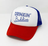 Drinkin' Buddies Red, White & Blue Trucker Hat