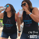 Drinkin' Buddies Women's Black Tank