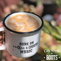 Runs on Coffee & Country Music Mug