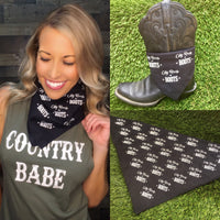 City Roots in Boots Bandana